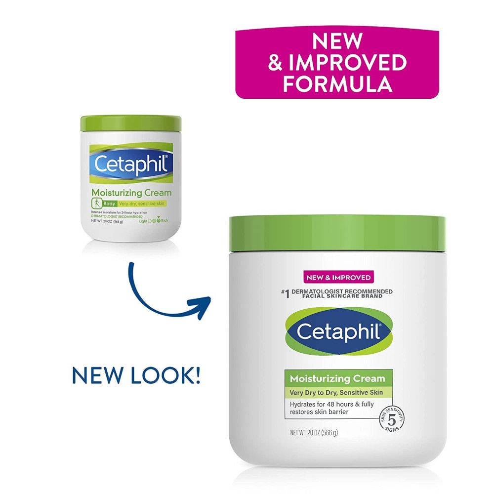Cetaphil Moisturizing Cream Very Dry To Dry, Sensitive Skin  (566g)