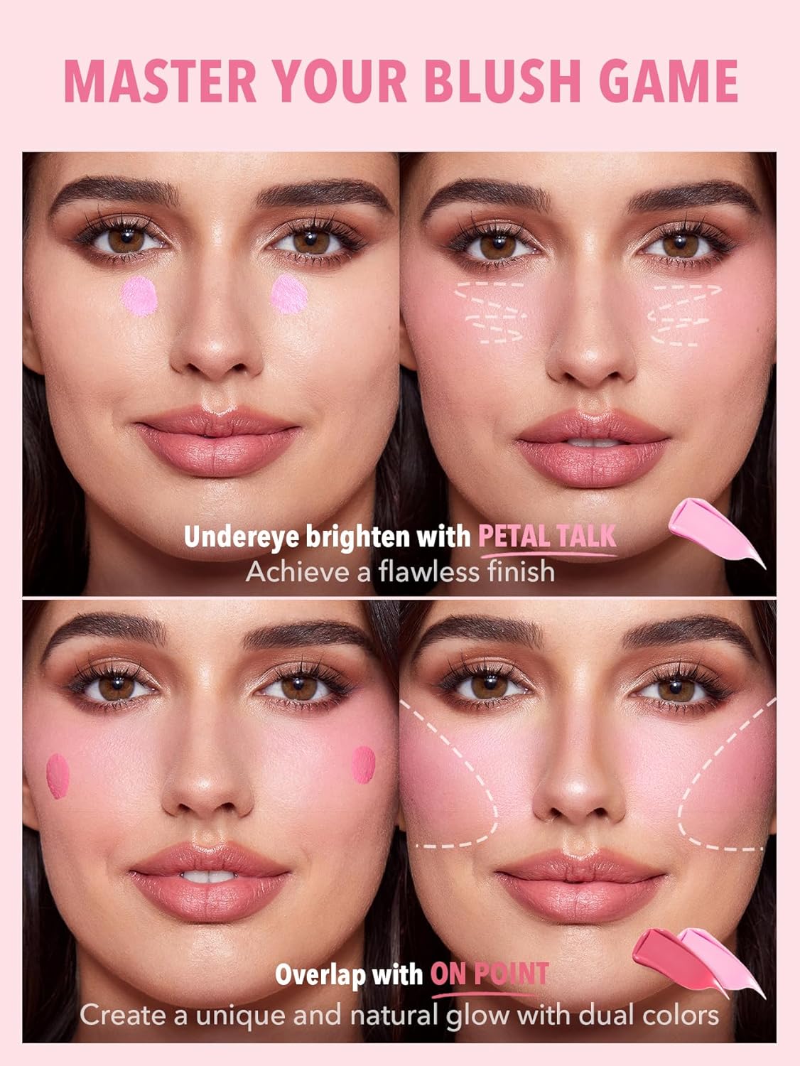 She Glam Sheglam Color Bloom Liquid Blush in Shade Petal Talk 5.2 ml Natural Flush & Long-Lasting Glow