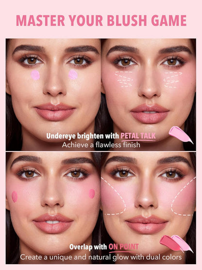 She Glam Sheglam Color Bloom Liquid Blush in Shade Petal Talk 5.2 ml Natural Flush & Long-Lasting Glow