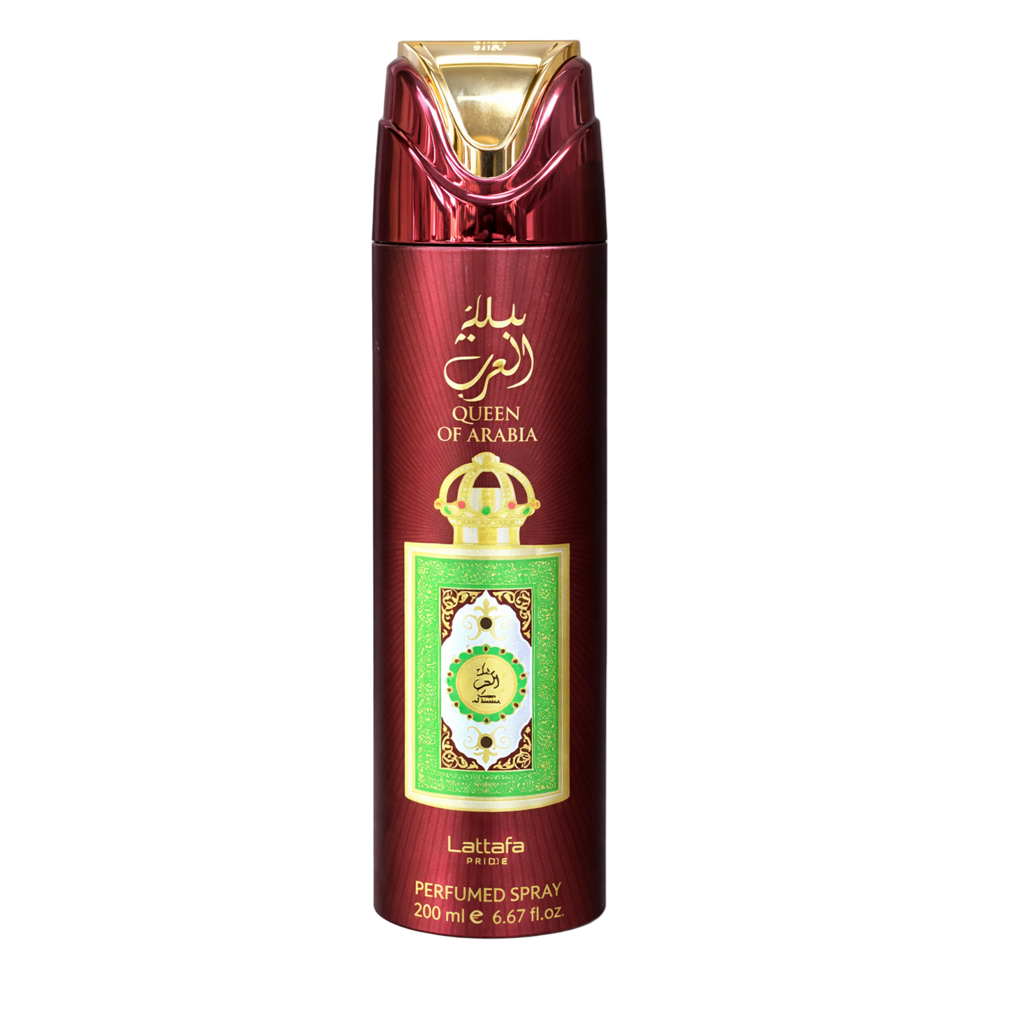 Lattafa Pride Queen Of Arabia Perfumed Spray 200ml – Long Lasting Luxury Floral Oriental Fragrance Body Spray for Women