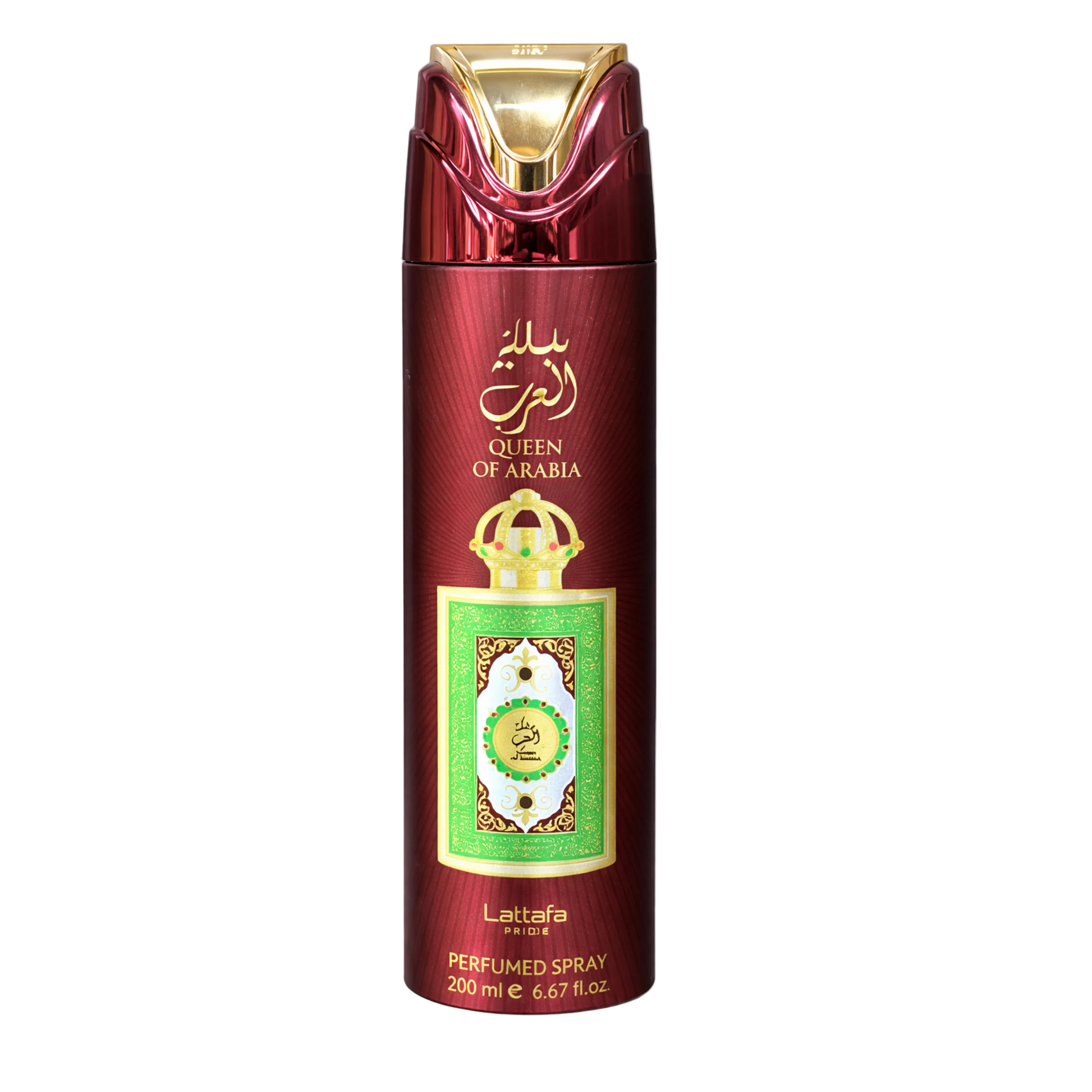 Lattafa Pride Queen Of Arabia Perfumed Spray 200ml – Long Lasting Luxury Floral Oriental Fragrance Body Spray for Women