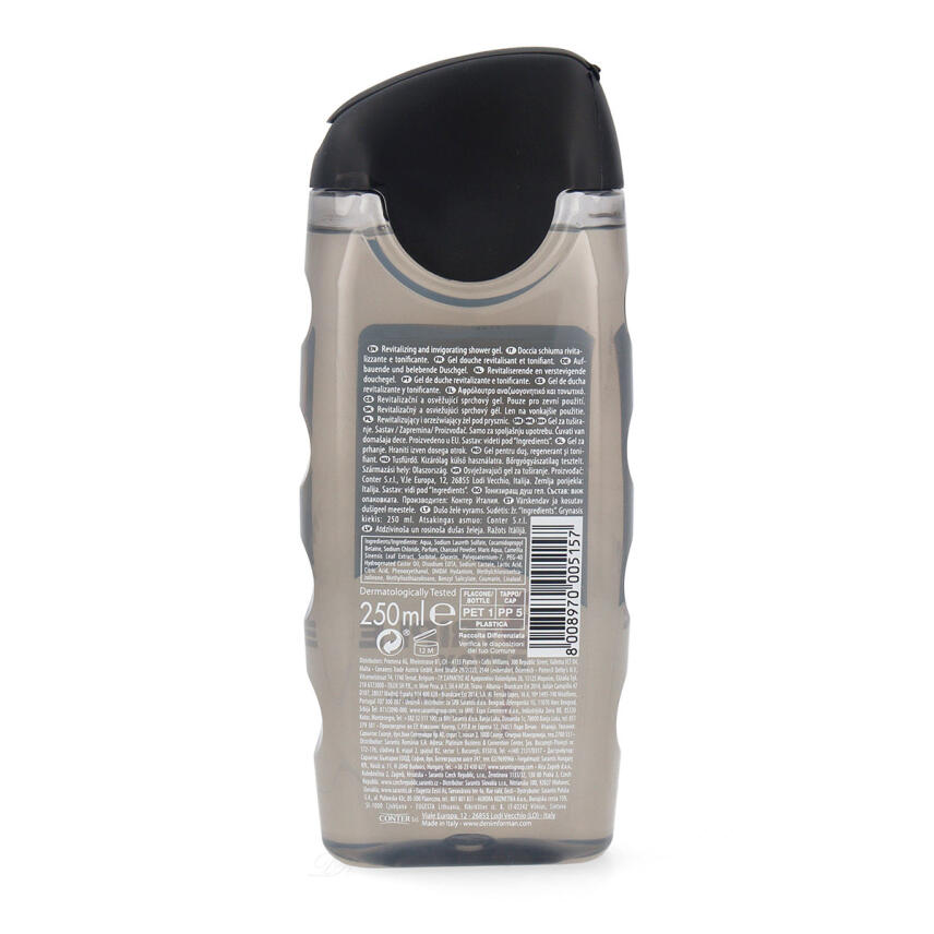Denim Black X3 Triple Detox Shower Gel 250ml
