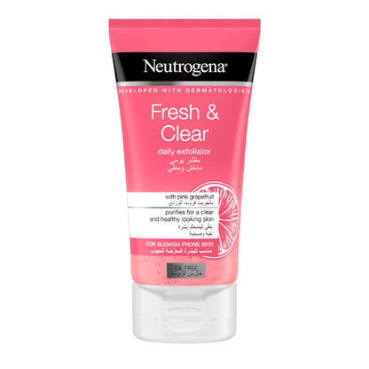 Fresh & Clear Daily Exfoliator with Pink Grapefruit 150ml