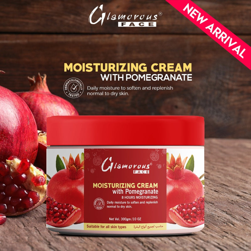 Glamorous Face Moisturizing Cream Jar 300gm (pomegranate)