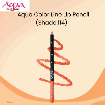 Aqua Color Line Lip Pencil (Shade:114)