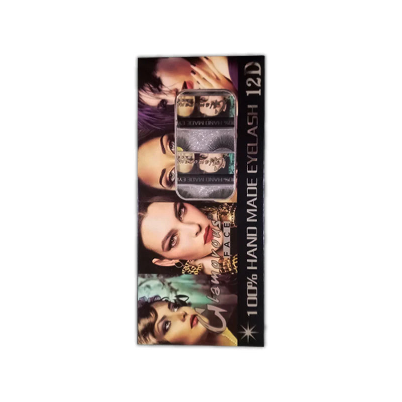 Glamorous Face 12D Mink Hair Eyelashes 10 Pieces (GF 8067)