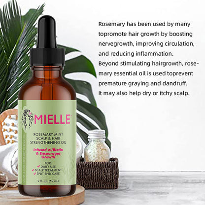 Mielle Rosemary Mint Scalp & Hair Strengthening Oil 59 ml