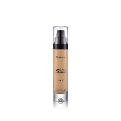 Flormar Invisible Cover HD Foundation SPF 30 (Shade: 60 Ivory) 30ml