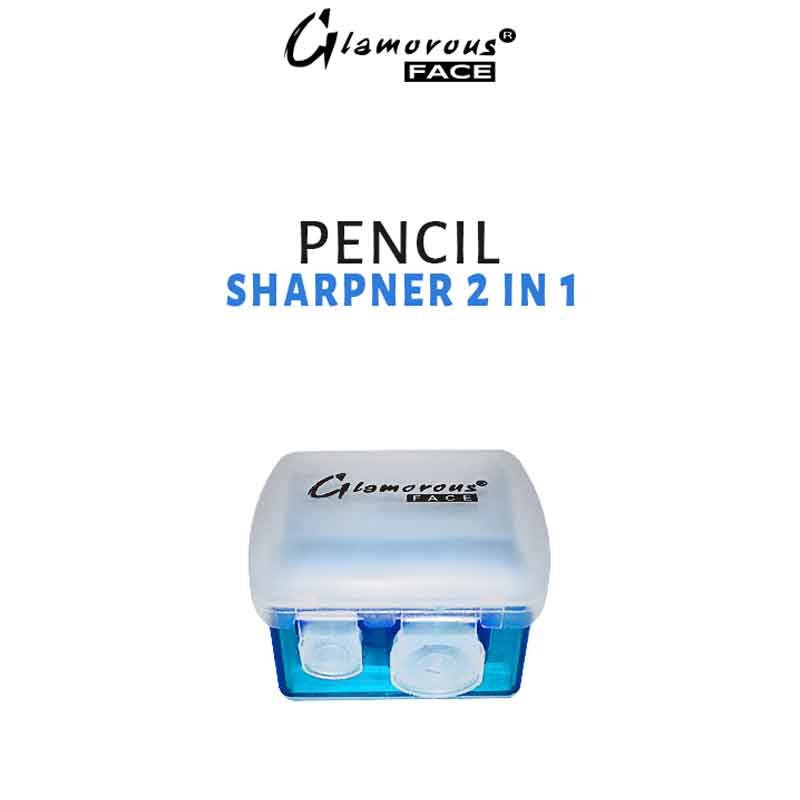 Glamorous Face Pencil Sharpner 2×1 (Blue)