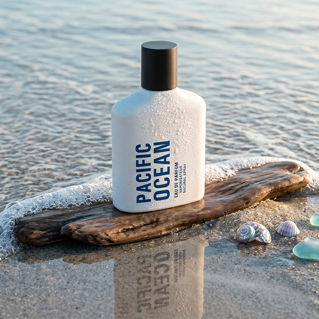 Pacific Ocean Eau De Parfum 100ml – Long Lasting Fresh Aquatic Fragrance for Men & Women, Clean Ocean Scent