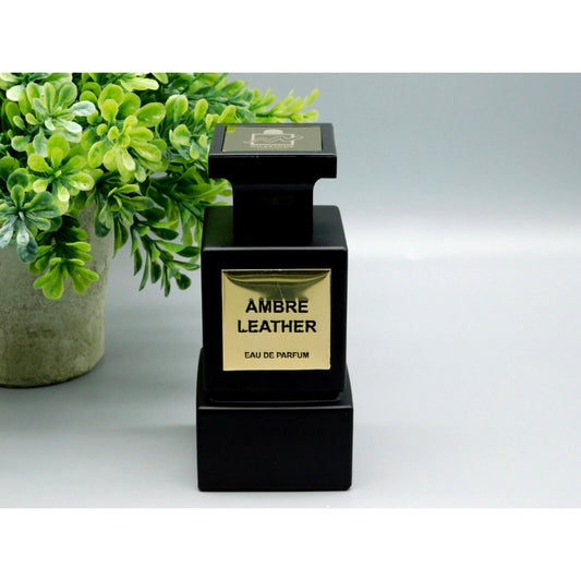 Milestone Parfums Ambre Leather Eau de Parfum 100ml - Long Lasting Luxury Leather Amber Fragrance for Men & Women