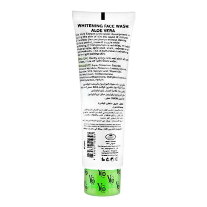 YC Whitening Aloe Vera Extract Face Wash 100 ml Gentle Cleansing, Hydration & Skin Brightening