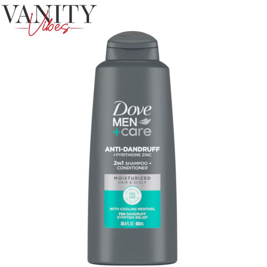 Dove Men+Care Anti-Dandruff + Pyrithione Zinc 2-in-1 Shampoo & Conditioner 603ml Moisturizing Hair & Scalp