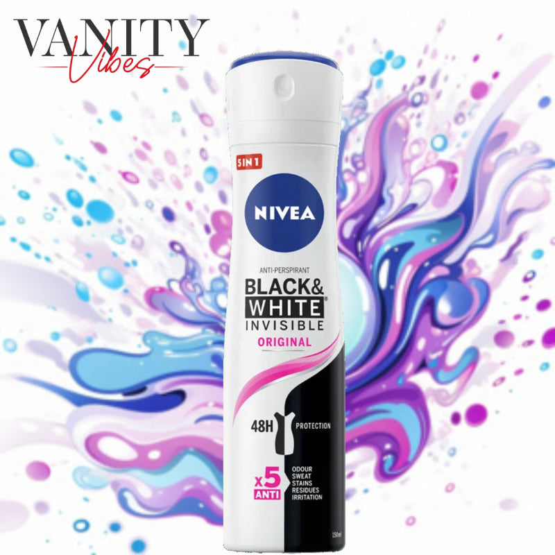 Nivea Black & White Invisible Original Women Body Spray Deodorant 150ml