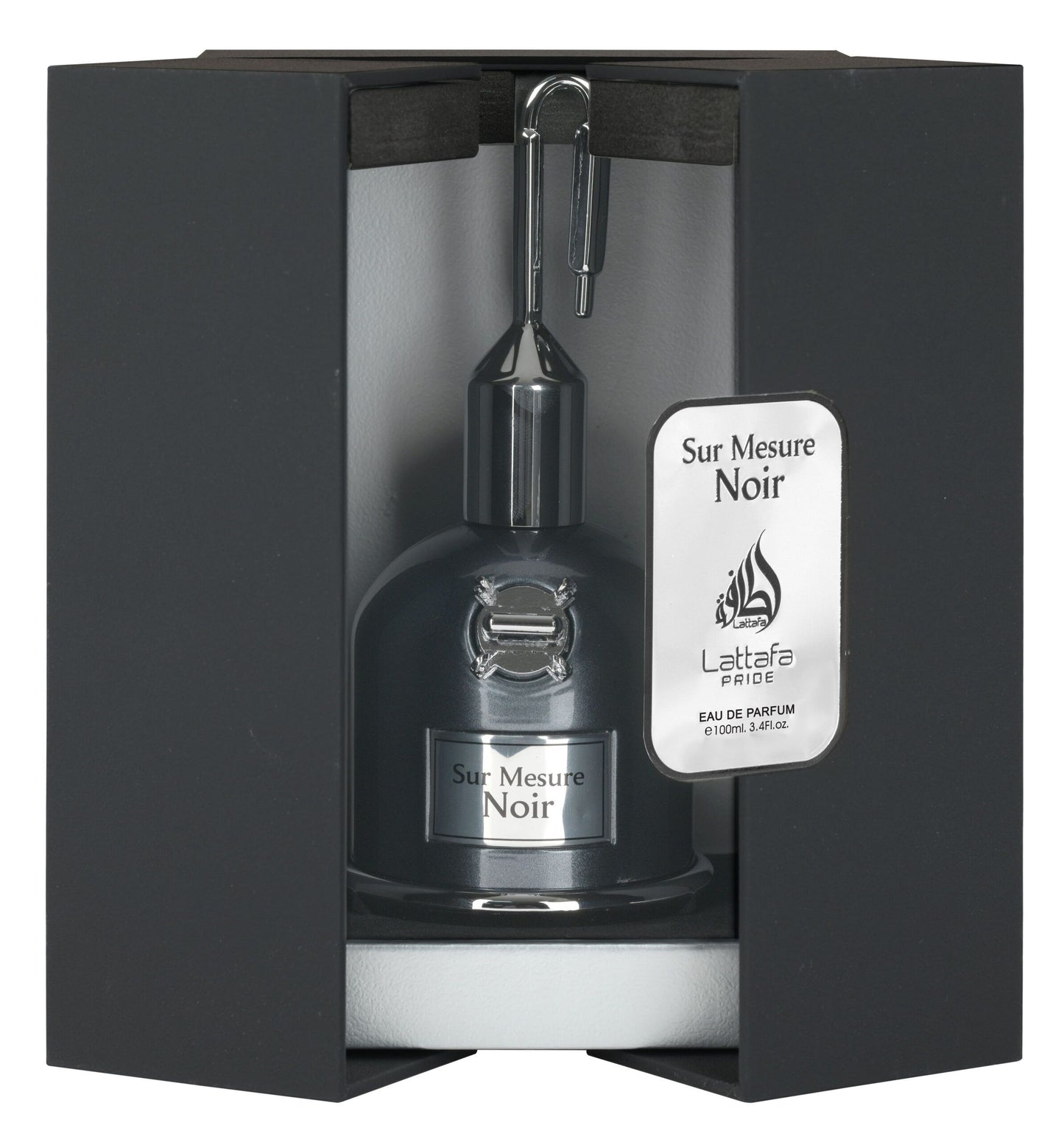 Lattafa Pride Sur Mesure Noir Eau de Parfum 100ml - Long Lasting Original Bold Masculine Fragrance for Men