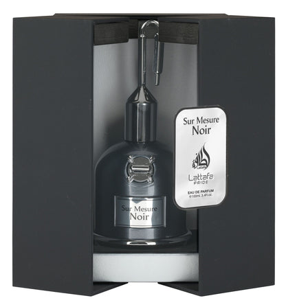 Lattafa Pride Sur Mesure Noir Eau de Parfum 100ml - Long Lasting Original Bold Masculine Fragrance for Men