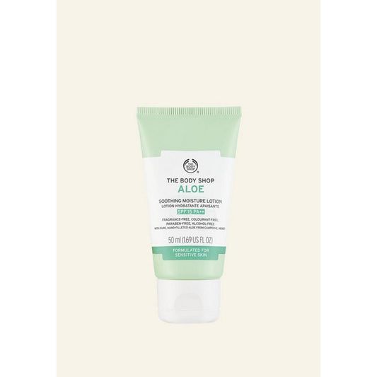 The Body Shop Aloe Soothing Moisture Lotion SPF15 (50ML)