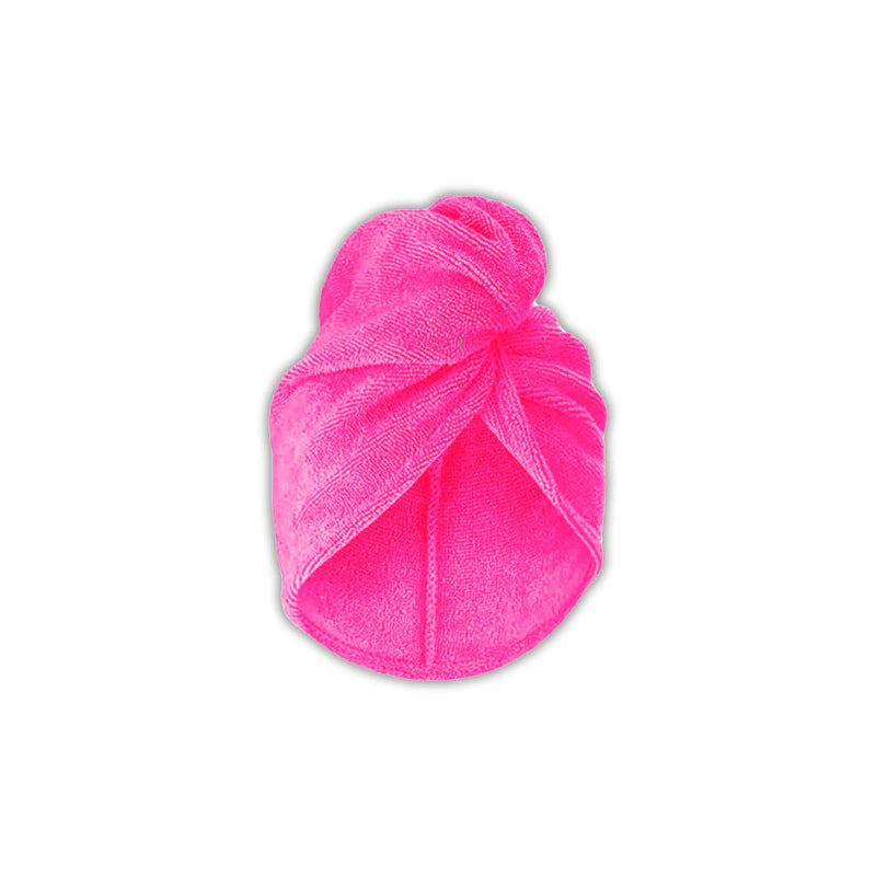 Glamorous Face Hair Turban Wrap Towel (Pink)