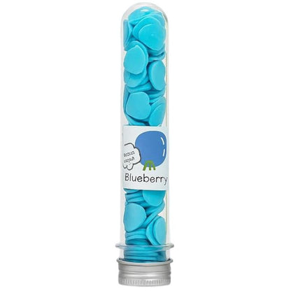 Wink Colorful Paper Craft Fruits Series Blueberry Flavour Travel Soap Strips in Test Tube Jar - Portable Disposable Hand Wash