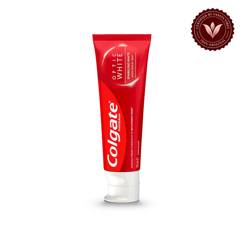 Colgate — Colgate Optic White Sparkling White Toothpaste 75ml / 100g Brightening & Deep Clean Formula — image 1