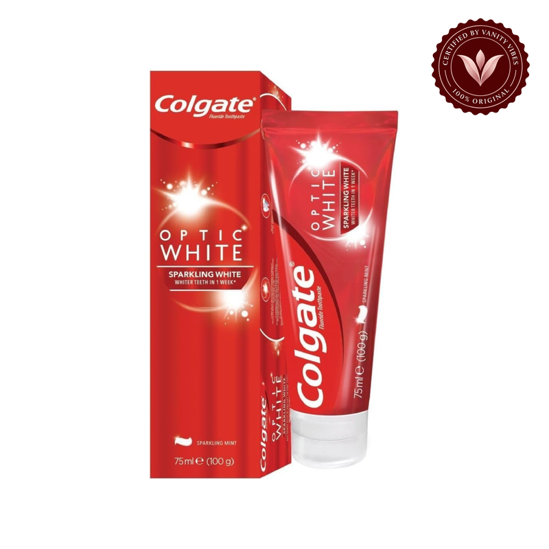 Colgate — Colgate Optic White Sparkling White Toothpaste 75ml / 100g Brightening & Deep Clean Formula — image 2