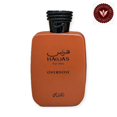 Hawas Overdose perfume bottle by Rasasi
