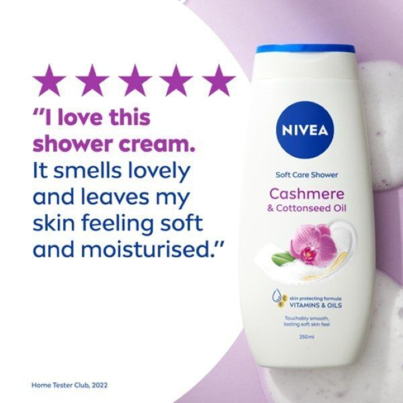 Nivea Care Shower Cashmere & Cottonseed Oil 250ml