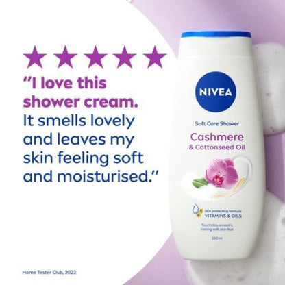 Nivea Care Shower Cashmere & Cottonseed Oil 250ml