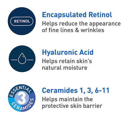 CeraVe Renewing Day Cream with Retinol, SPF30  50g