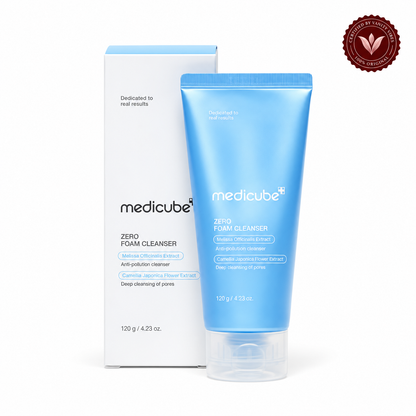 Medicube Zero Foam Cleanser 120g — Vanity Vibes sealed product photo