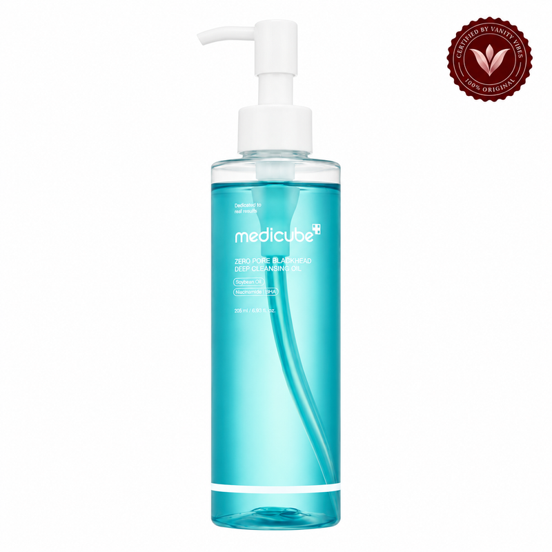 Medicube Zero Pore Blackhead Deep Cleansing Oil 205ml — Vanity Vibes sealed product photo