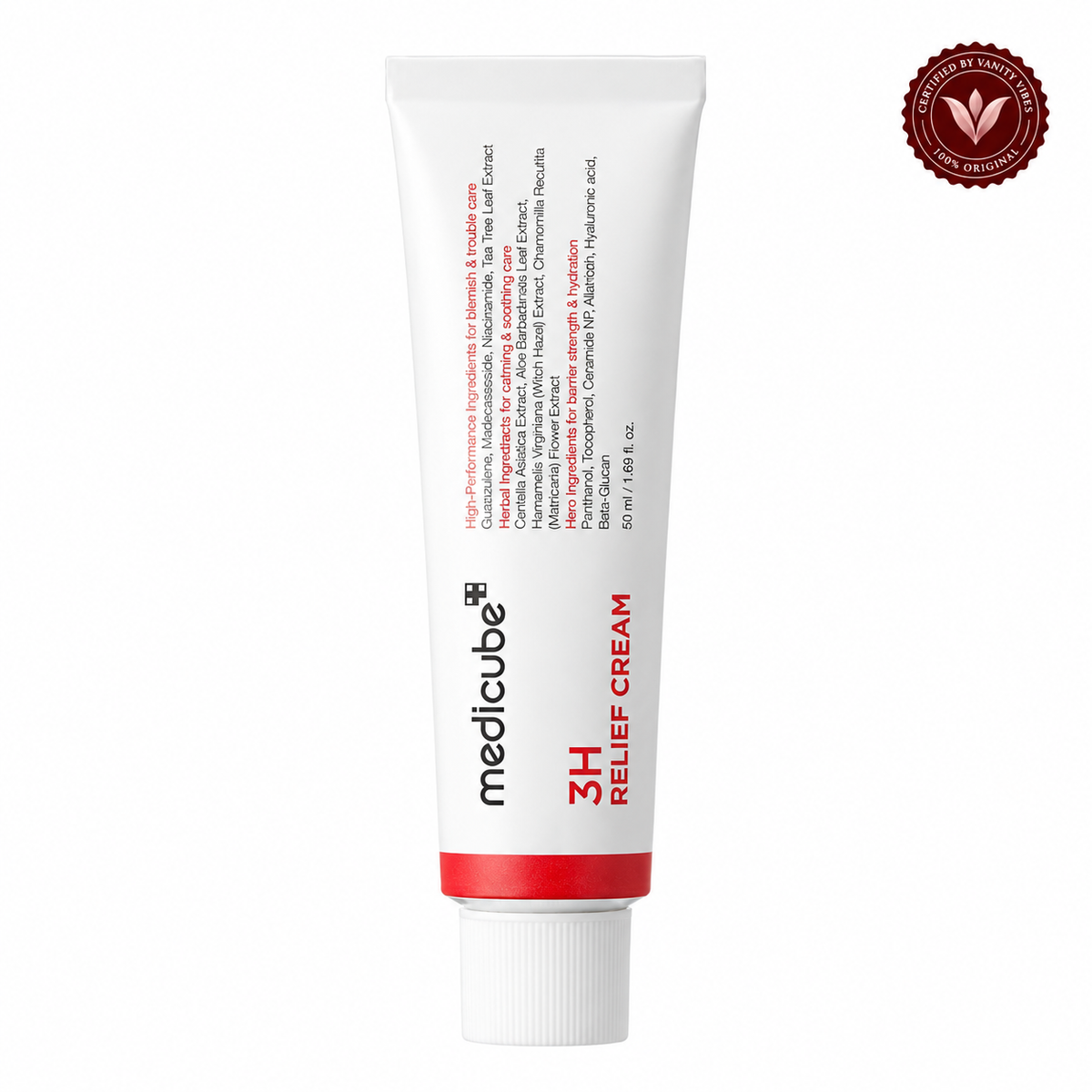 Medicube 3H Relief Cream 50ml — Vanity Vibes sealed product photo