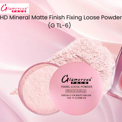 Glamorous Face HD Mineral Matte Finish Fixing Loose Powder (G TL-6)