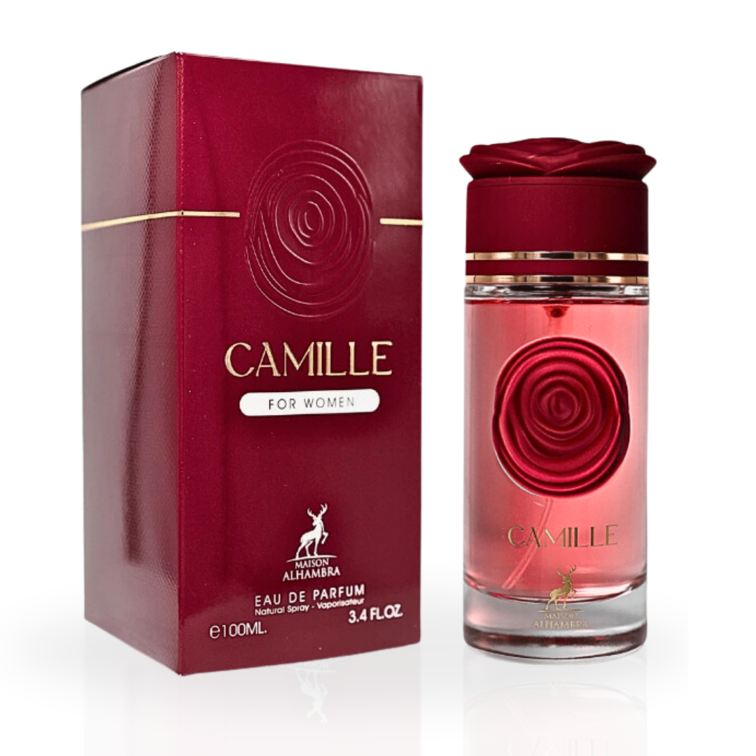 Camille Eau De Parfum Spray for Women 100ml by Maison Alhambra Long-Lasting Elegant & Feminine Fragrance