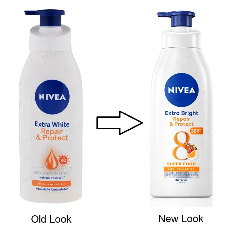 Nivea Extra Bright Repair & Protect Super Food Body Lotion 380ml