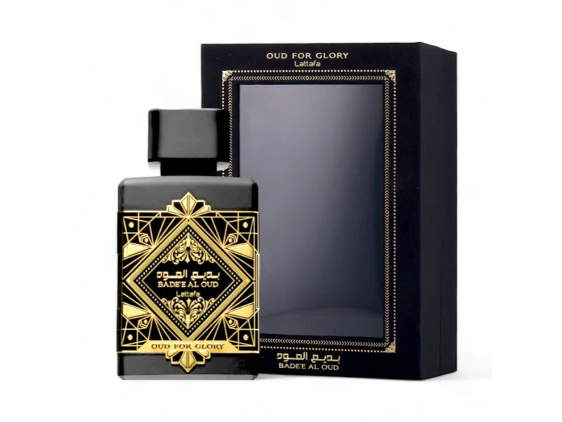 Lattafa Bade’e Al Oud Oud for Glory Black Eau de Parfum 100ml - Long Lasting Rich Oud Fragrance for Men & Women