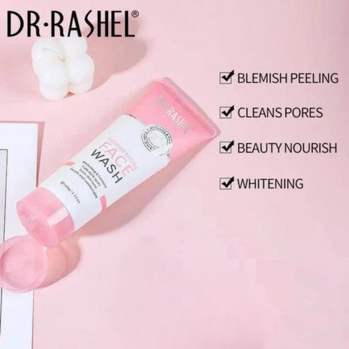 Dr. Rashel Niacinamide Whitening Face Wash 100 g Brightening & Oil Control