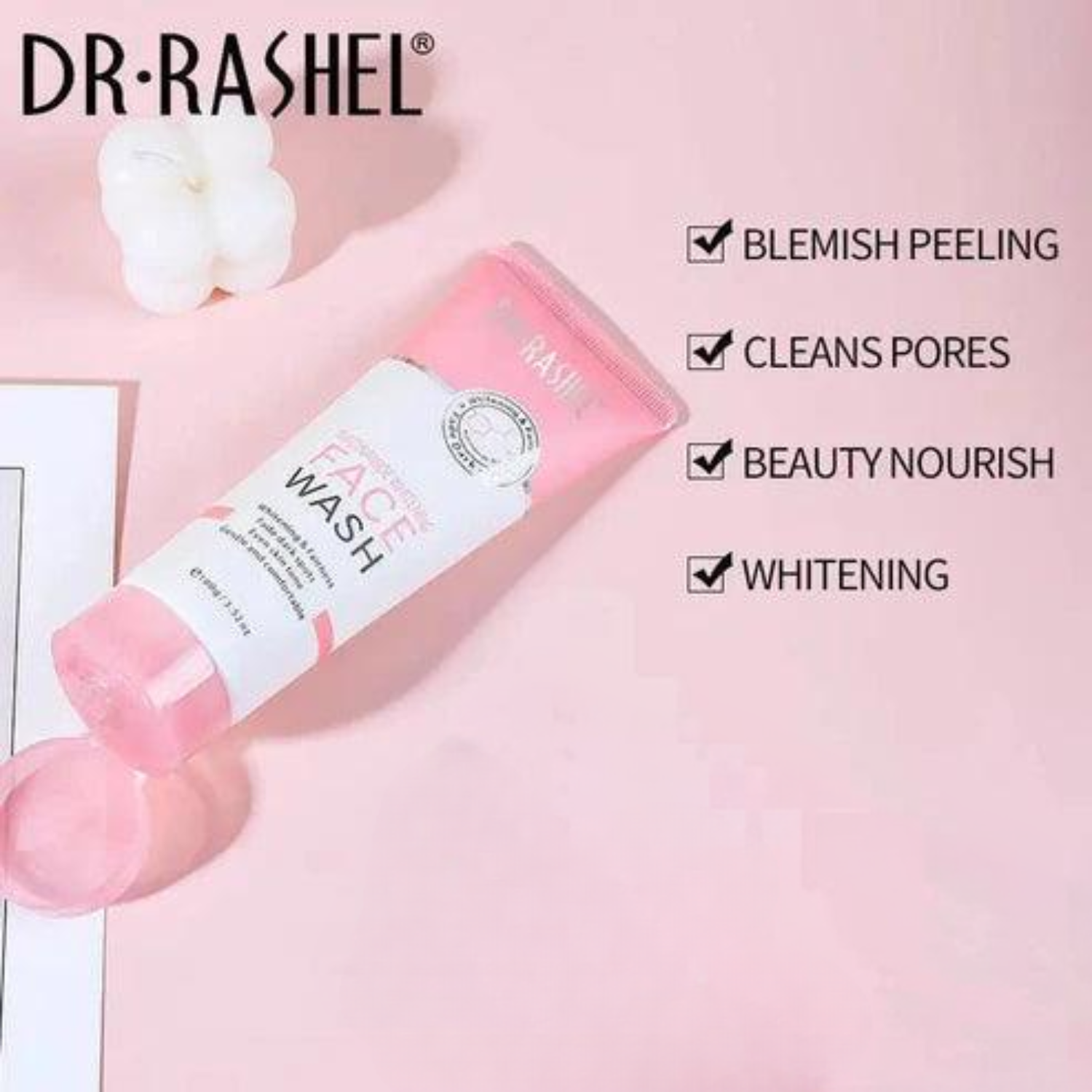 Dr. Rashel Niacinamide Whitening Face Wash 100 g Brightening & Oil Control