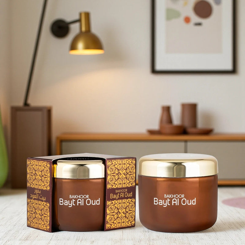 Hamidi Bakhoor Bayt Al Oud 70g – Premium Arabic Incense Chips for Long Lasting Rich Oud Fragrance Home Aroma