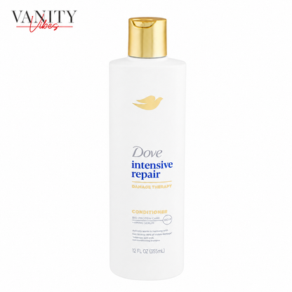 Dove Ultra Care Intensive Repair Conditioner for Damaged Hair, Smoothing & Hydration, 350ml Single Pack