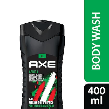 Axe Africa 12h Long Lasting Fragrance 3 In 1 Body Wash 400ml