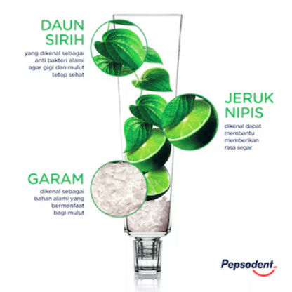 Pepsodent Complete 8 Herbal Toothpaste 75g Halal Protection Formula