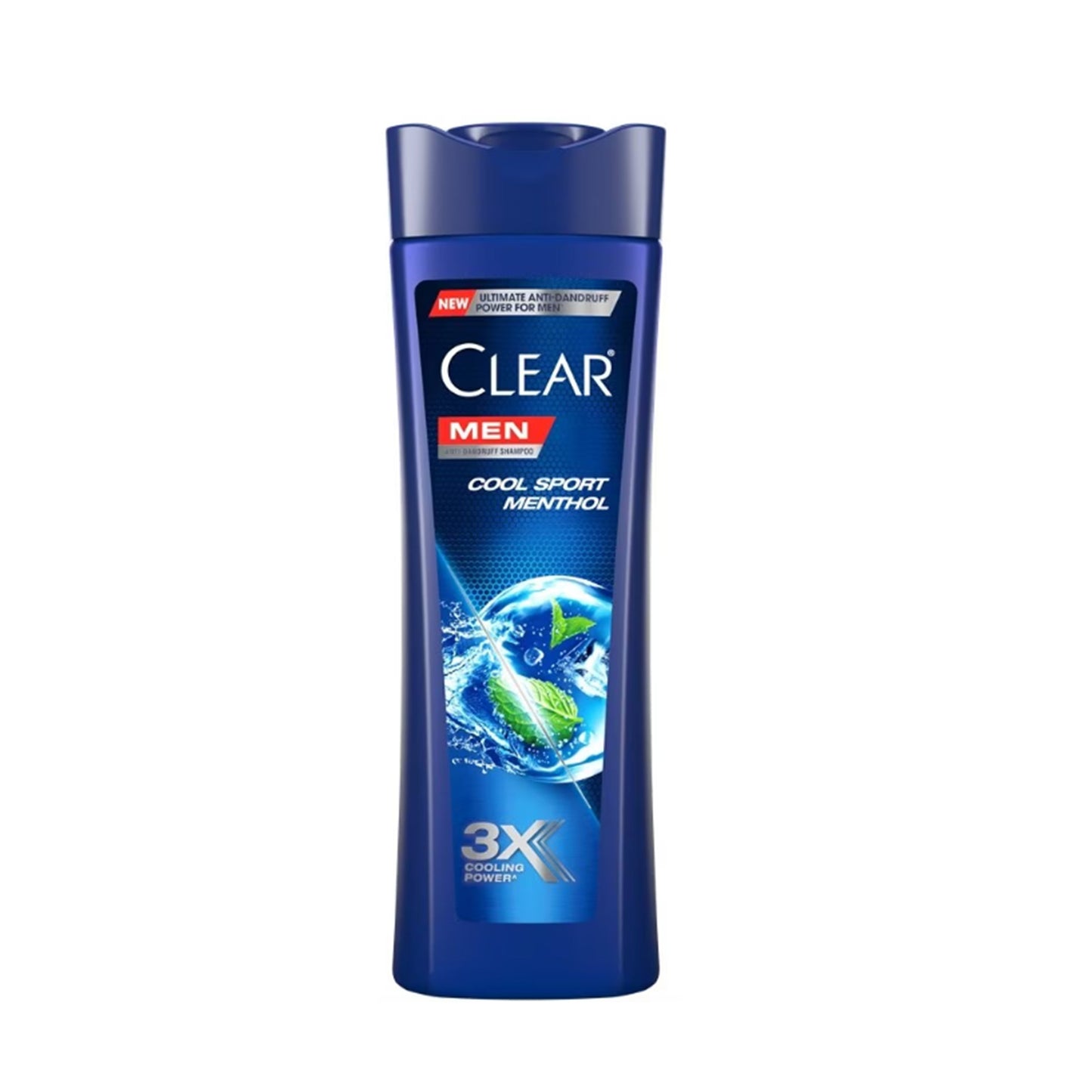 Clear Men Cool Sport Menthol Shampoo 3X Cooling Power 320ml – Refreshing Anti Dandruff Hair Care for Clean, Fresh & Energized