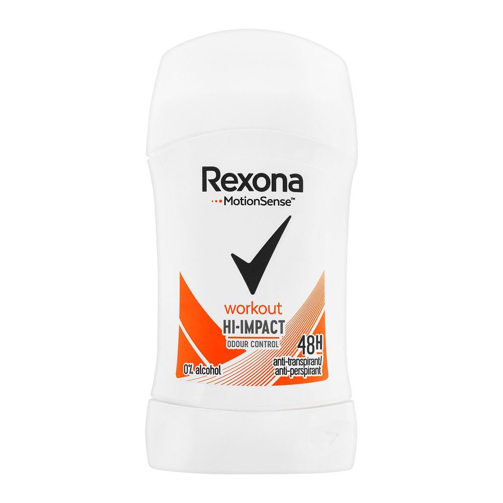 Rexona 48H Workout Hi-Impact Odour Control Anti-Perspirant Deodorant Stick a40ml