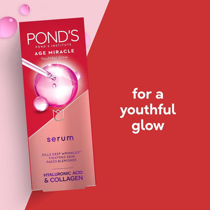 PONDS Pond’s Age Miracle Youthful Glow Hyaluronic Acid & Collagen Serum 30ml