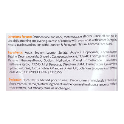 VLCC Mandarin & Tomato Natural Glow Face Wash 150ml