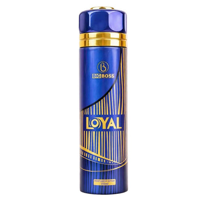 BigBoss Big Boss Loyal Perfumed Spray 250ml - Long Lasting Body Mist for Men & Women, Fresh & Confident Daily Fragrance