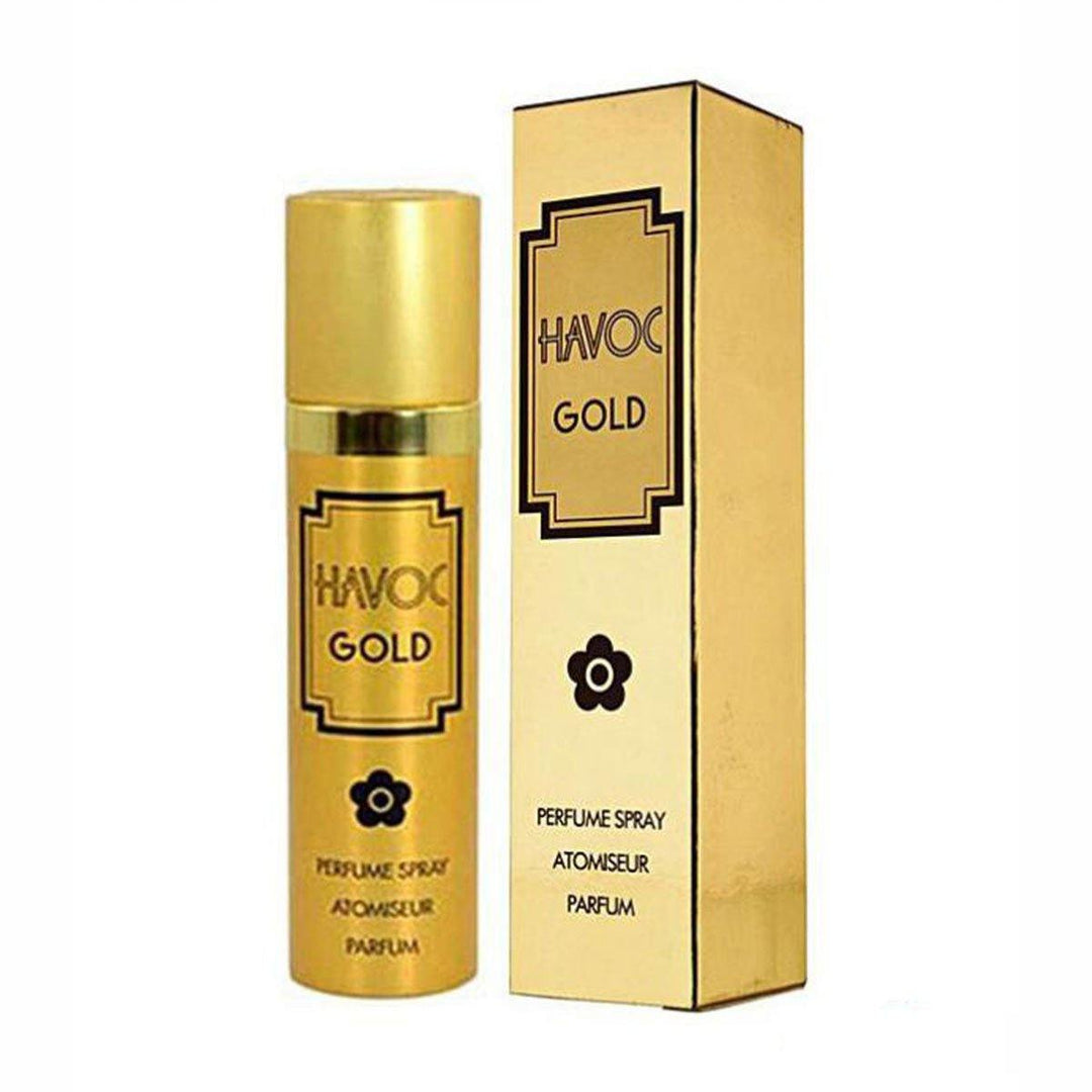 Havoc Gold Perfume Spray Atomiseur Parfum 75ml – Long Lasting Luxury Masculine Fragrance Body Spray