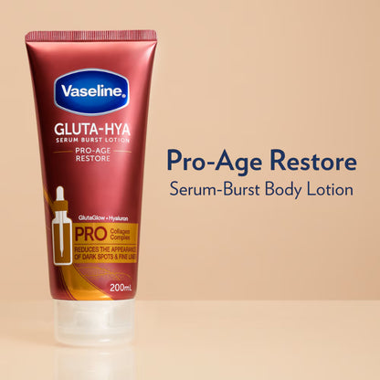 Vaseline Gluta-Hya Age-Restore Serum Burst Lotion 200ml