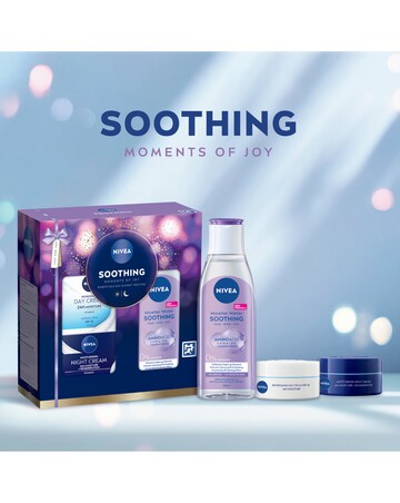 Nivea Soothing Moments of Joy Essentials Day & Night Routine 3-Piece Gift Set